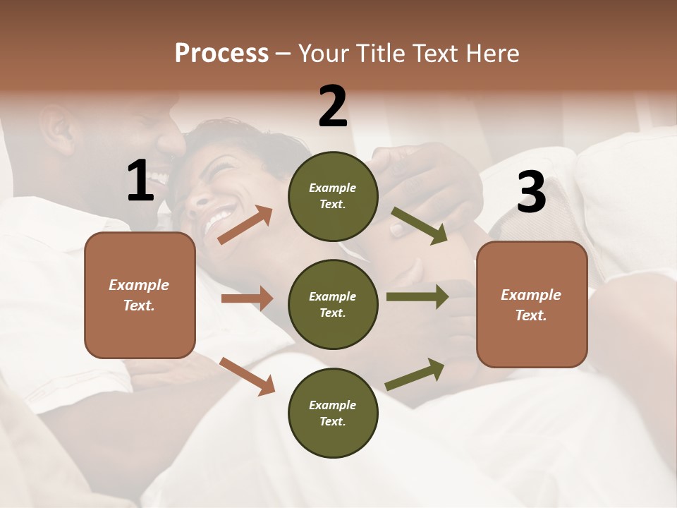 Wife Date Short Hair PowerPoint Template