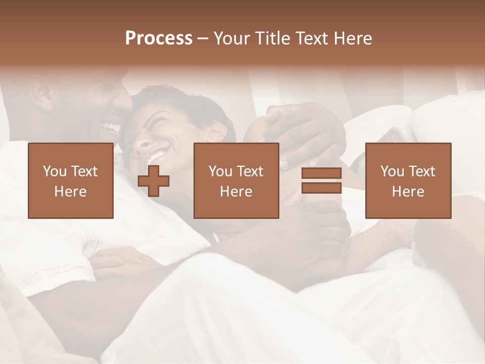 Wife Date Short Hair PowerPoint Template