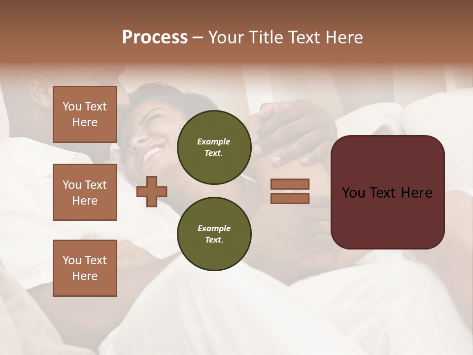 Wife Date Short Hair PowerPoint Template