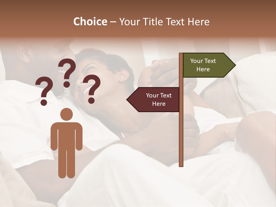 Wife Date Short Hair PowerPoint Template