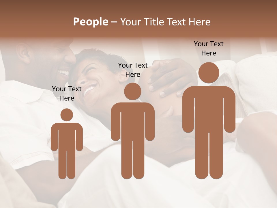 Wife Date Short Hair PowerPoint Template