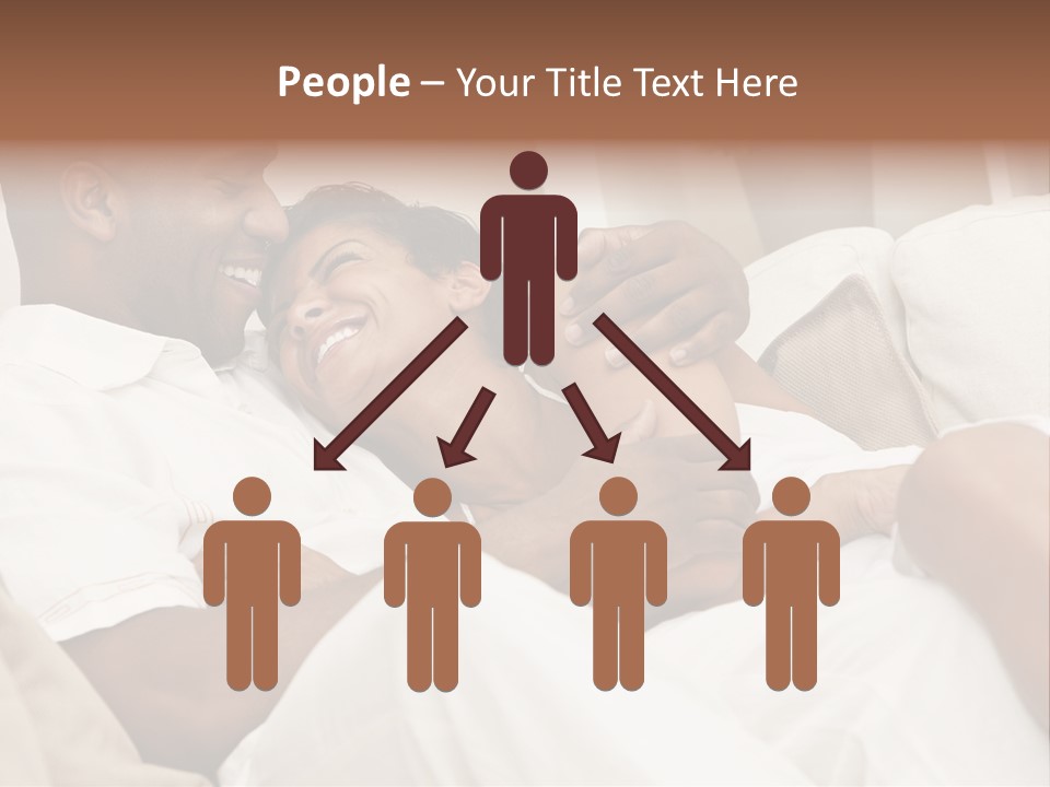 Wife Date Short Hair PowerPoint Template