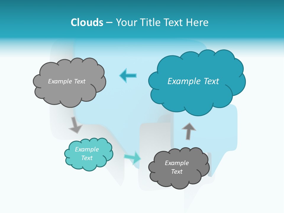 Shiny Balloon Communicate PowerPoint Template