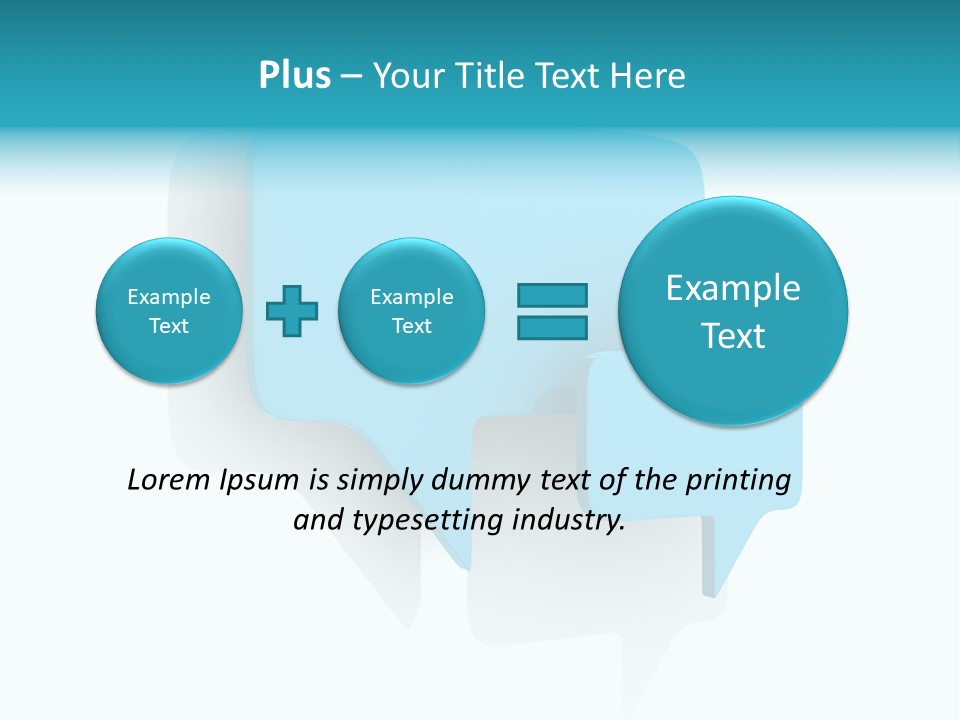 Shiny Balloon Communicate PowerPoint Template