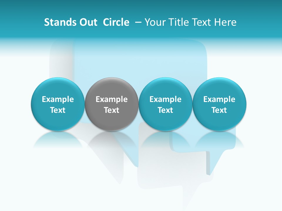 Shiny Balloon Communicate PowerPoint Template