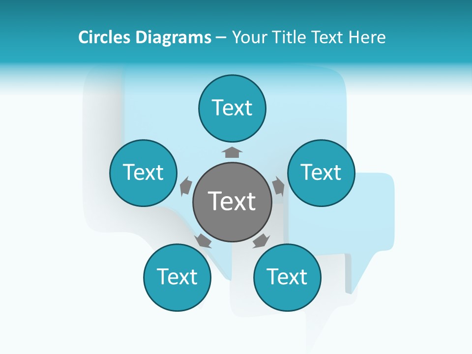 Shiny Balloon Communicate PowerPoint Template