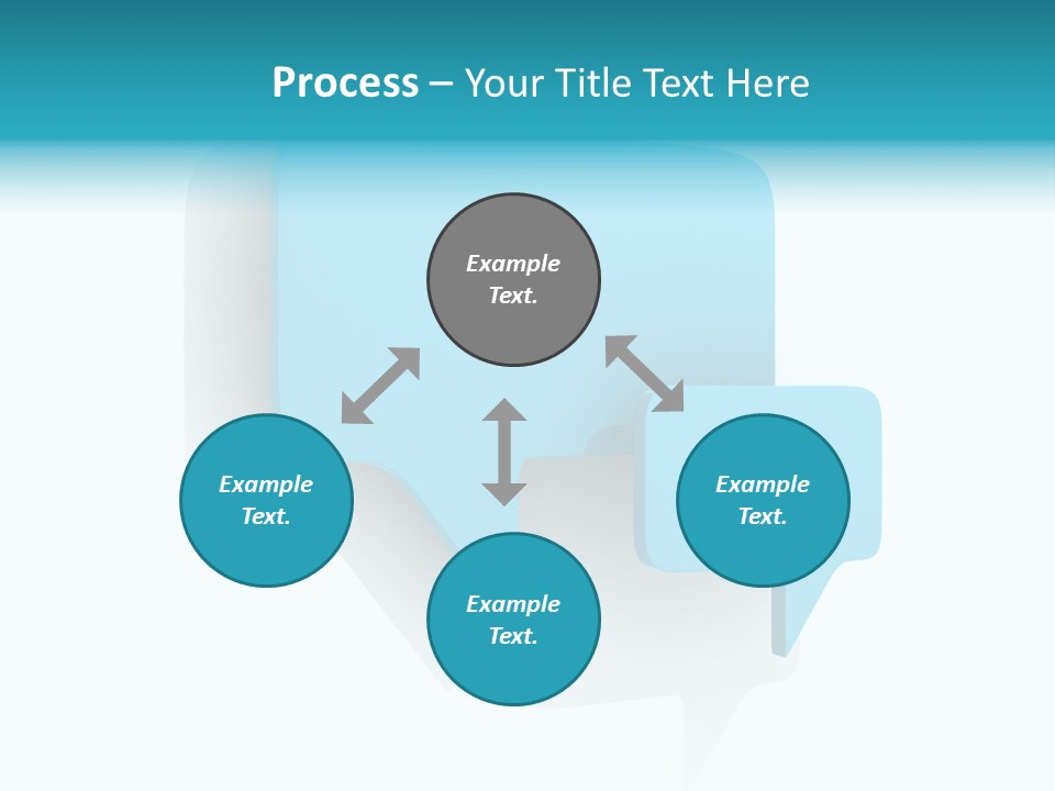 Shiny Balloon Communicate PowerPoint Template