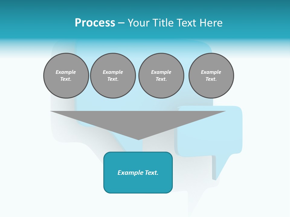 Shiny Balloon Communicate PowerPoint Template