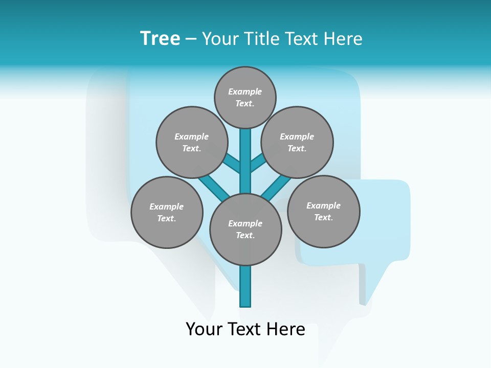 Shiny Balloon Communicate PowerPoint Template