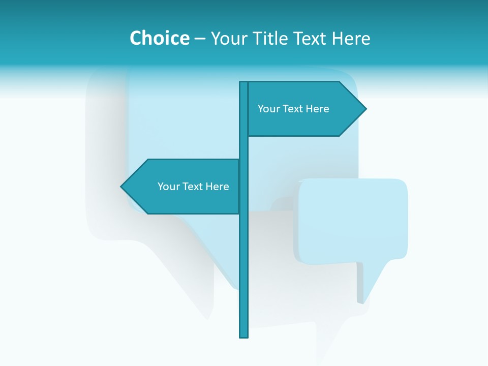 Shiny Balloon Communicate PowerPoint Template