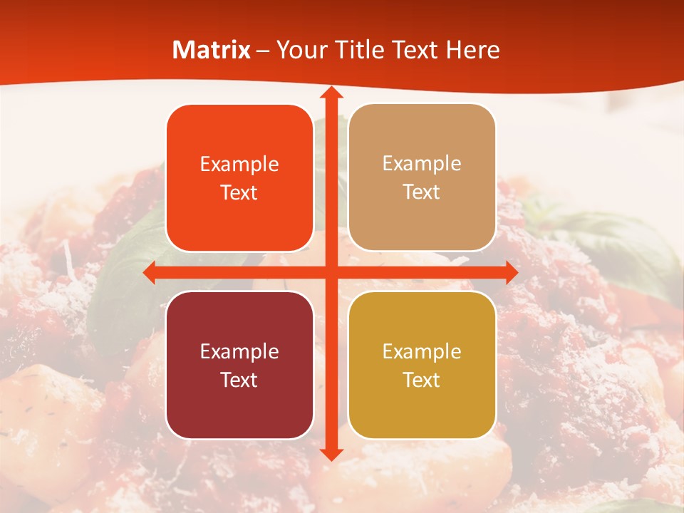 Italian Food Photograph Basilico PowerPoint Template