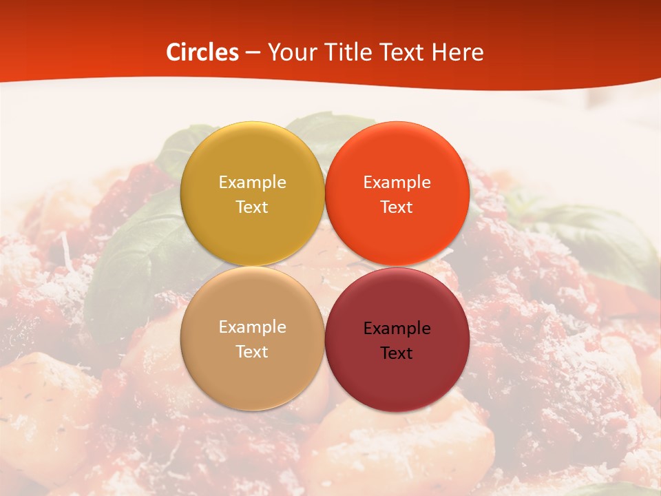 Italian Food Photograph Basilico PowerPoint Template