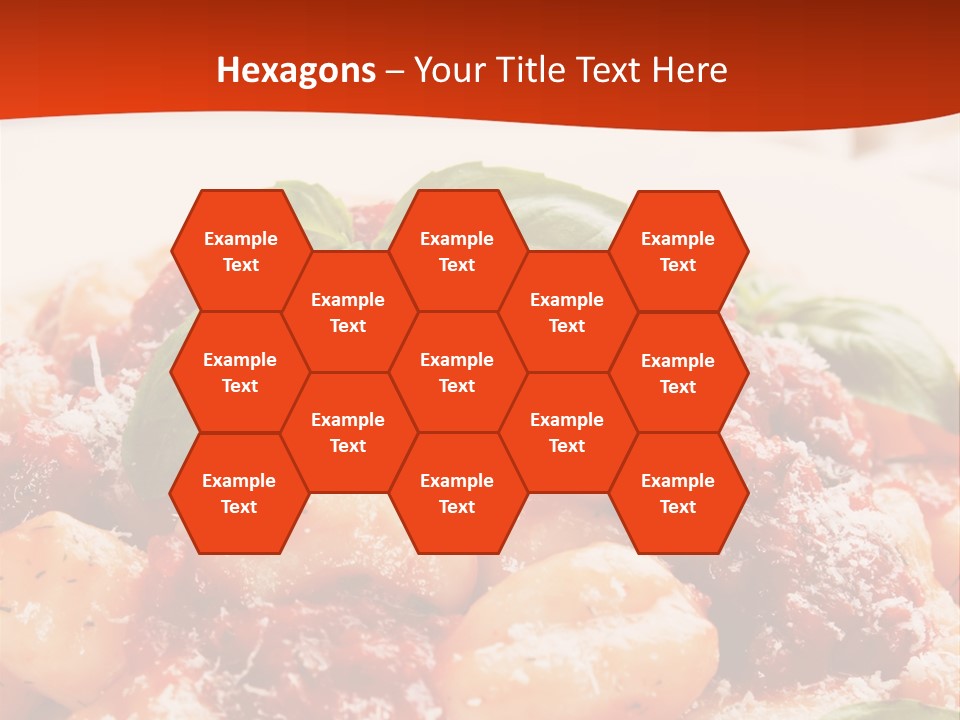 Italian Food Photograph Basilico PowerPoint Template