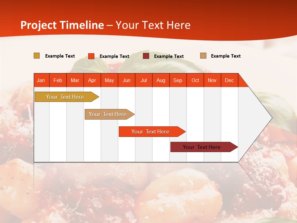 Italian Food Photograph Basilico PowerPoint Template