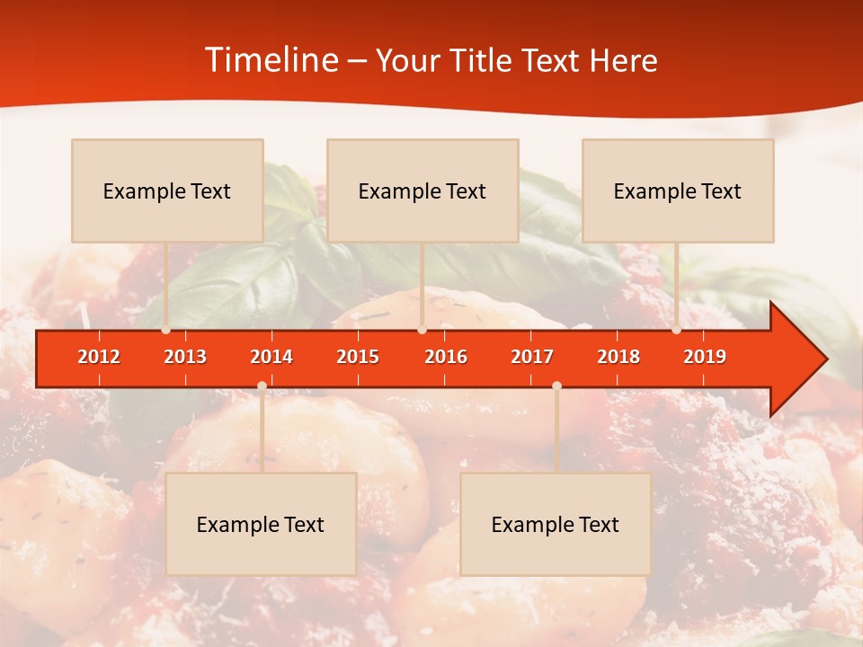 Italian Food Photograph Basilico PowerPoint Template