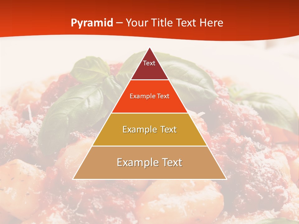 Italian Food Photograph Basilico PowerPoint Template