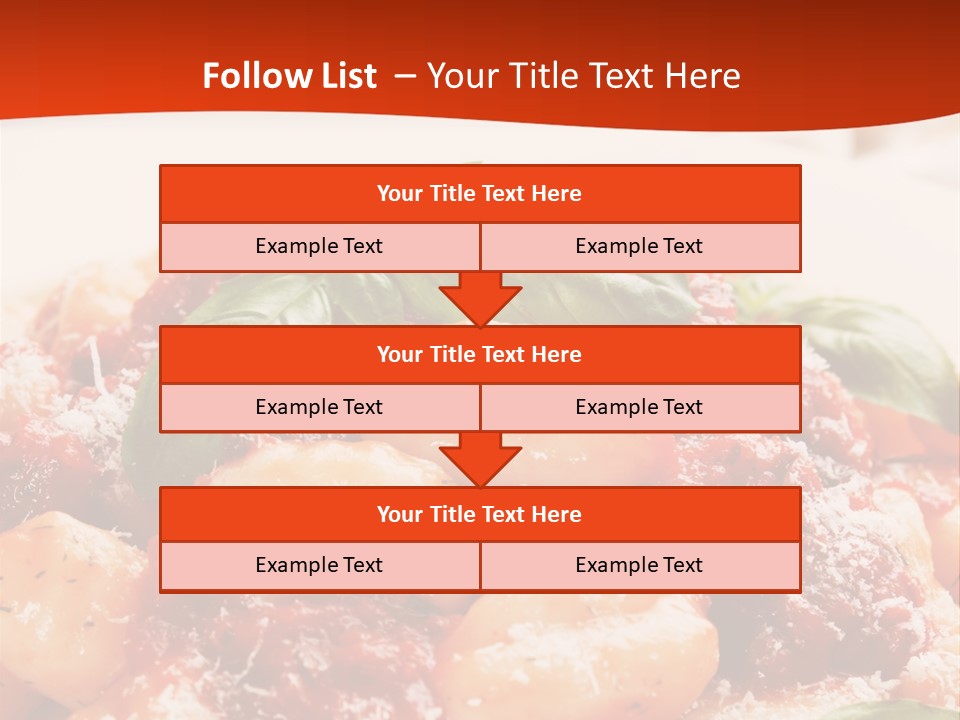 Italian Food Photograph Basilico PowerPoint Template