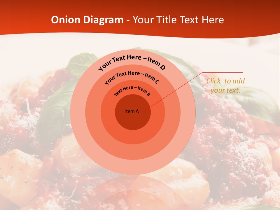 Italian Food Photograph Basilico PowerPoint Template