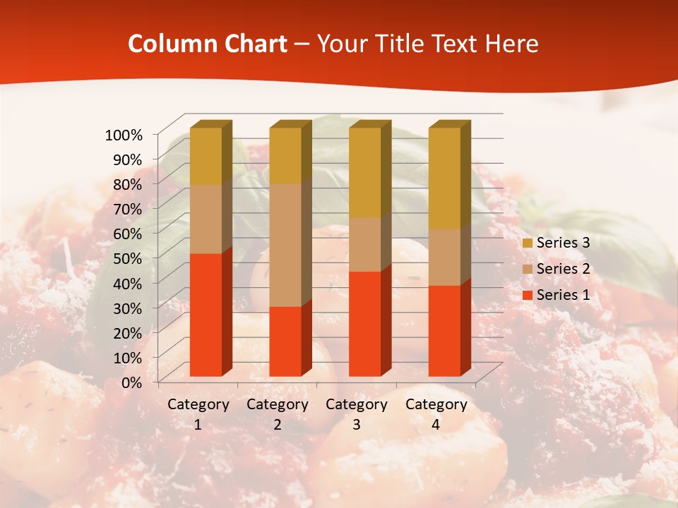 Italian Food Photograph Basilico PowerPoint Template