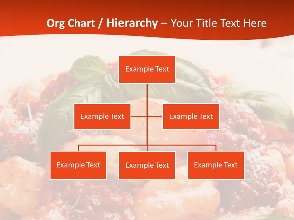 Italian Food Photograph Basilico PowerPoint Template