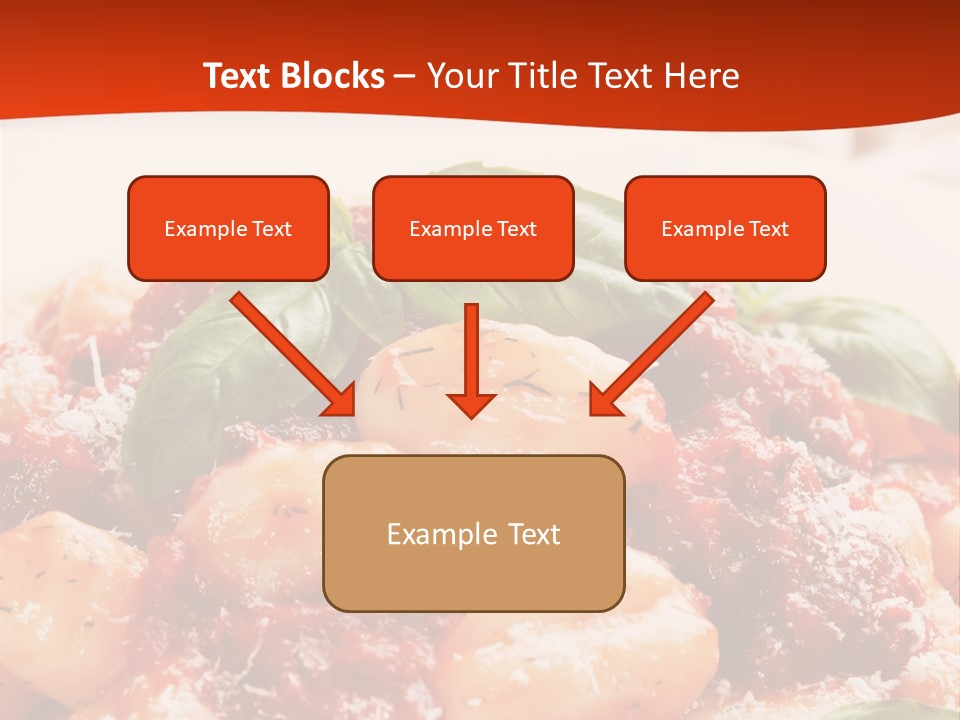Italian Food Photograph Basilico PowerPoint Template