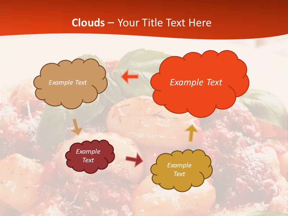 Italian Food Photograph Basilico PowerPoint Template