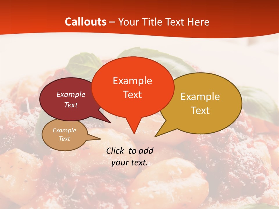 Italian Food Photograph Basilico PowerPoint Template