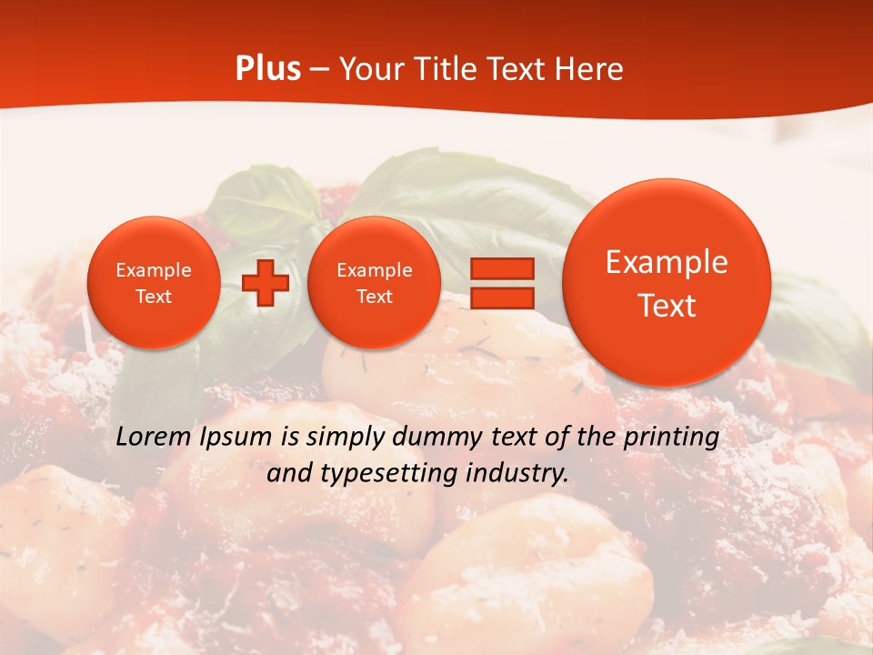 Italian Food Photograph Basilico PowerPoint Template