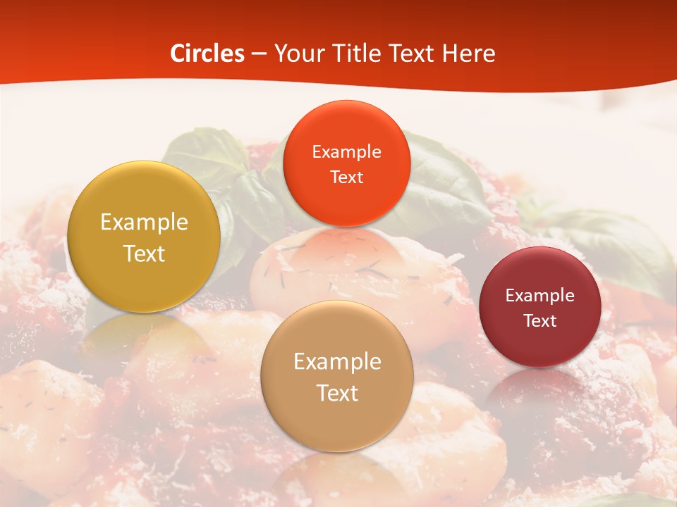 Italian Food Photograph Basilico PowerPoint Template