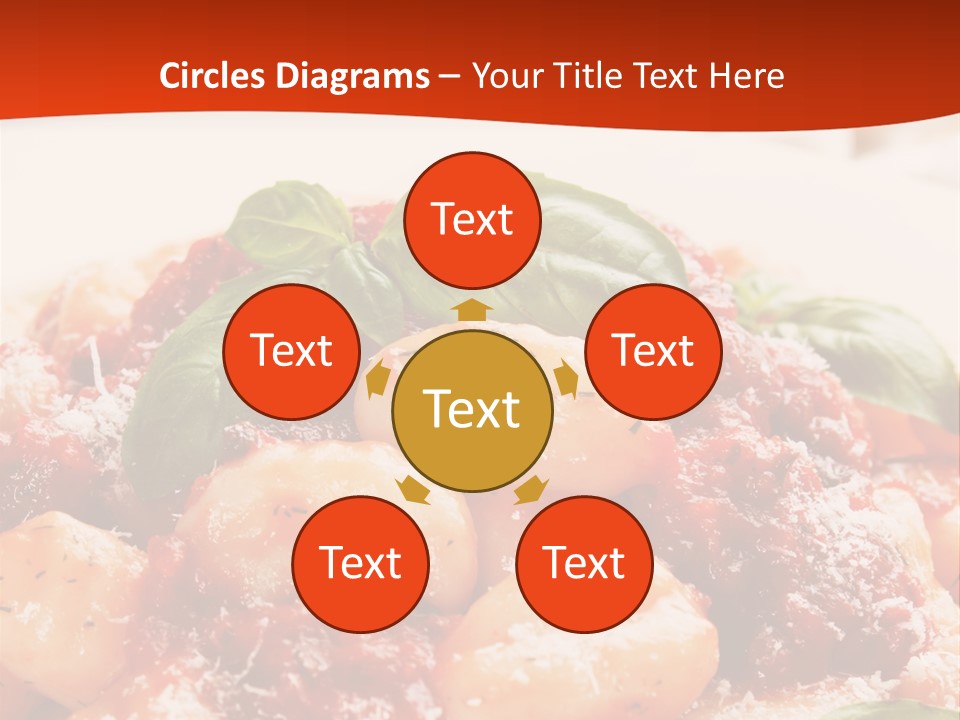 Italian Food Photograph Basilico PowerPoint Template