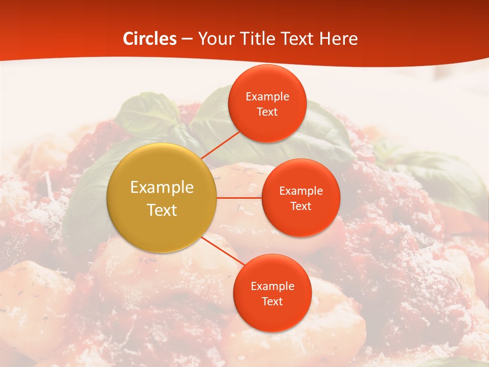 Italian Food Photograph Basilico PowerPoint Template