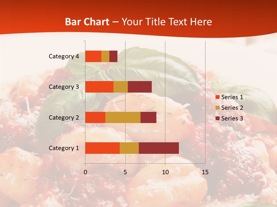 Italian Food Photograph Basilico PowerPoint Template