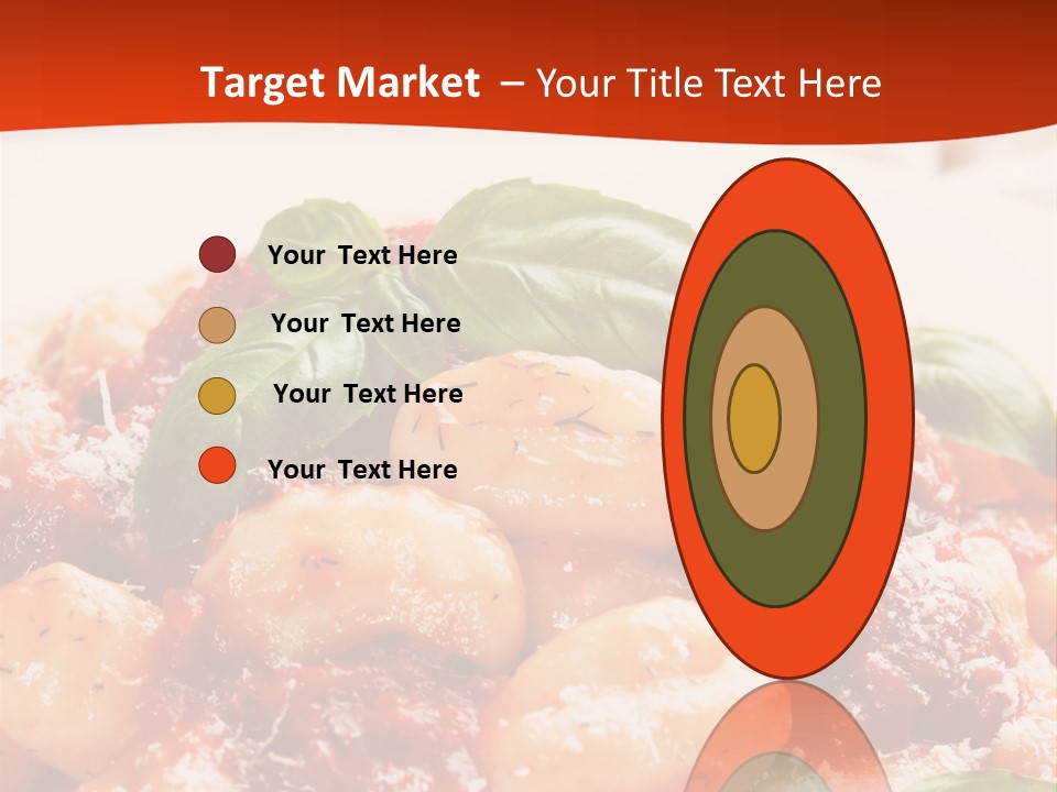 Italian Food Photograph Basilico PowerPoint Template