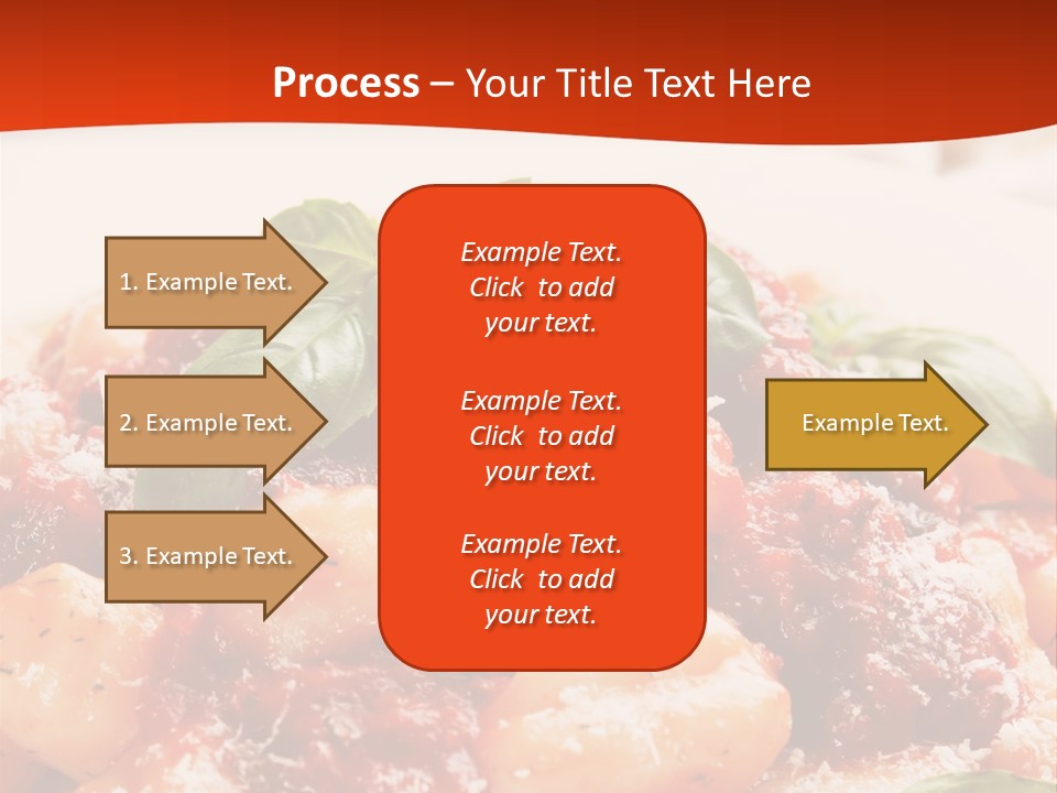 Italian Food Photograph Basilico PowerPoint Template