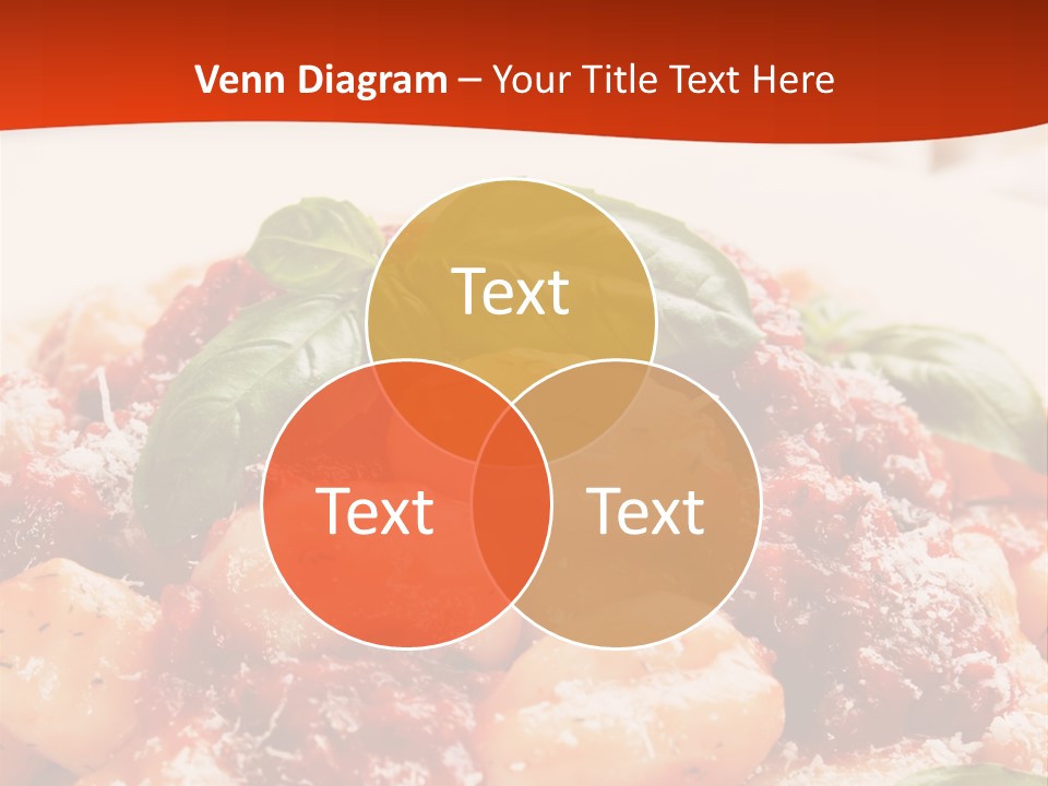 Italian Food Photograph Basilico PowerPoint Template