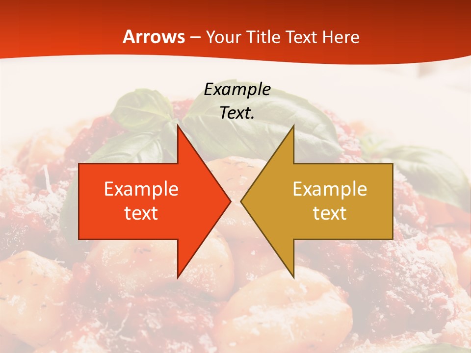 Italian Food Photograph Basilico PowerPoint Template