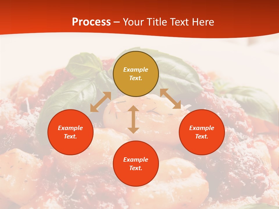 Italian Food Photograph Basilico PowerPoint Template