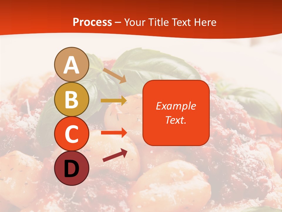 Italian Food Photograph Basilico PowerPoint Template