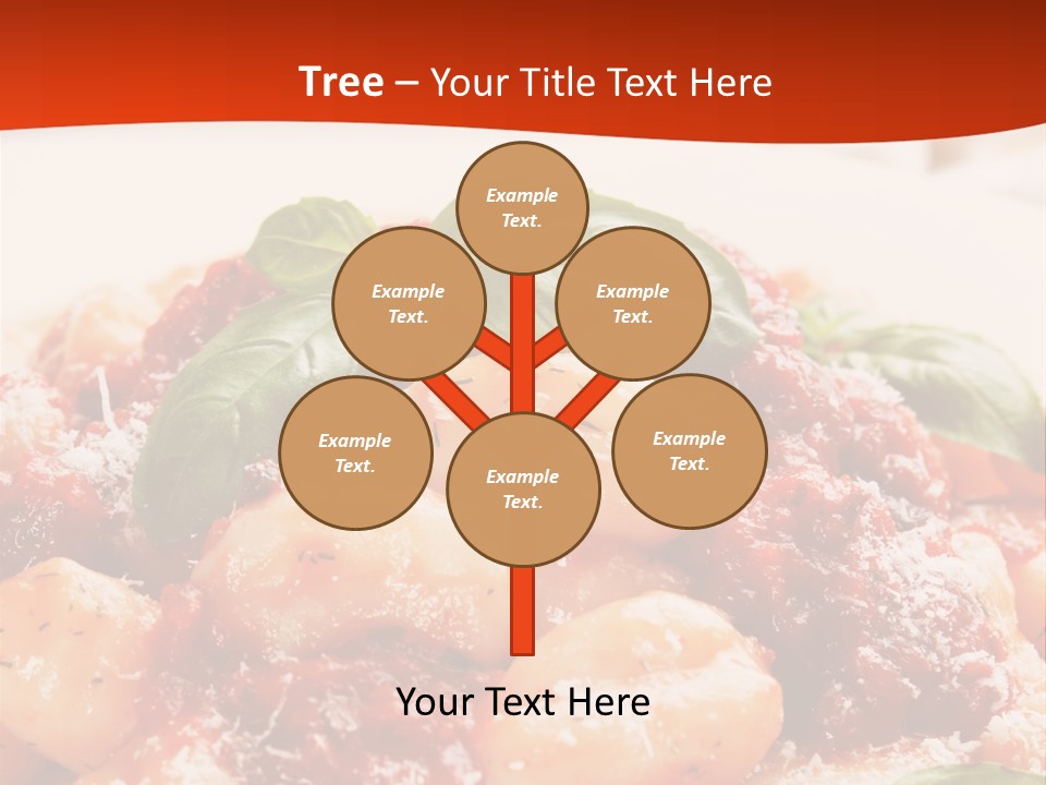 Italian Food Photograph Basilico PowerPoint Template