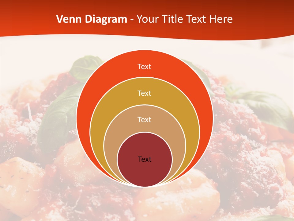 Italian Food Photograph Basilico PowerPoint Template