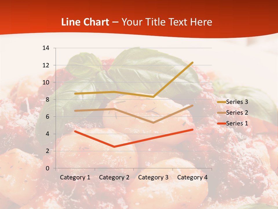 Italian Food Photograph Basilico PowerPoint Template