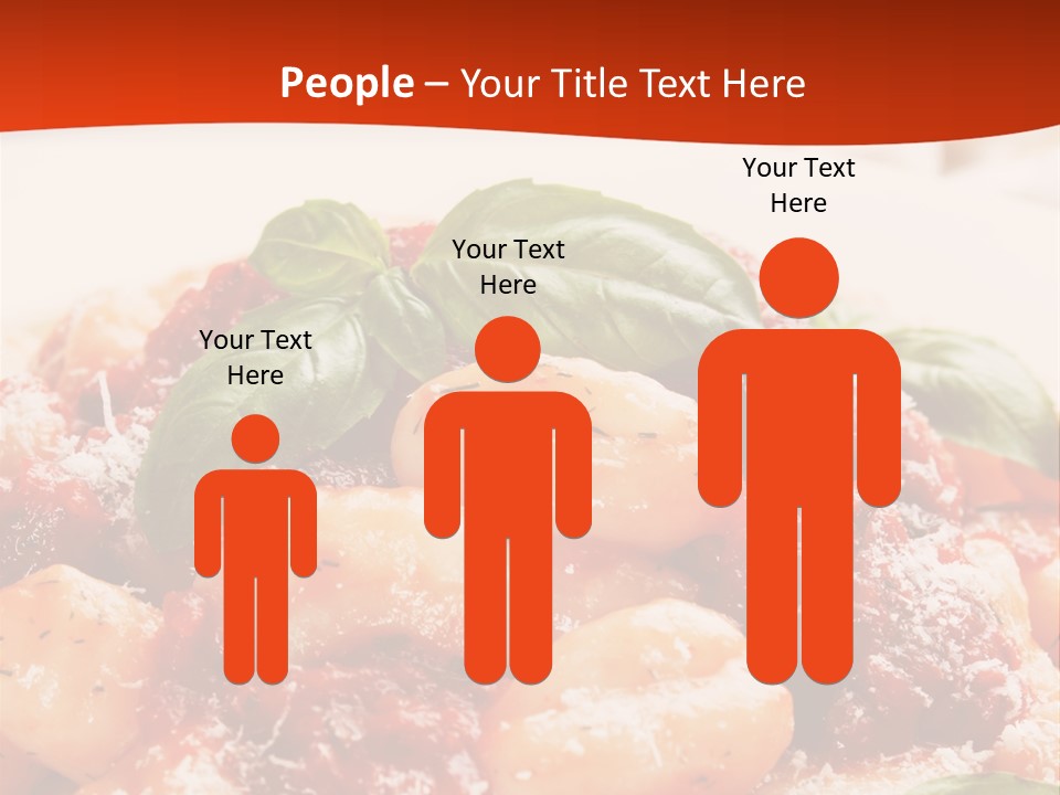 Italian Food Photograph Basilico PowerPoint Template