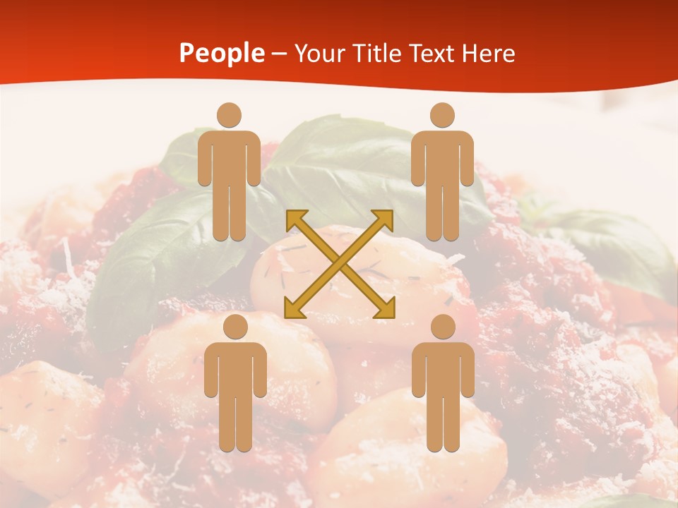 Italian Food Photograph Basilico PowerPoint Template