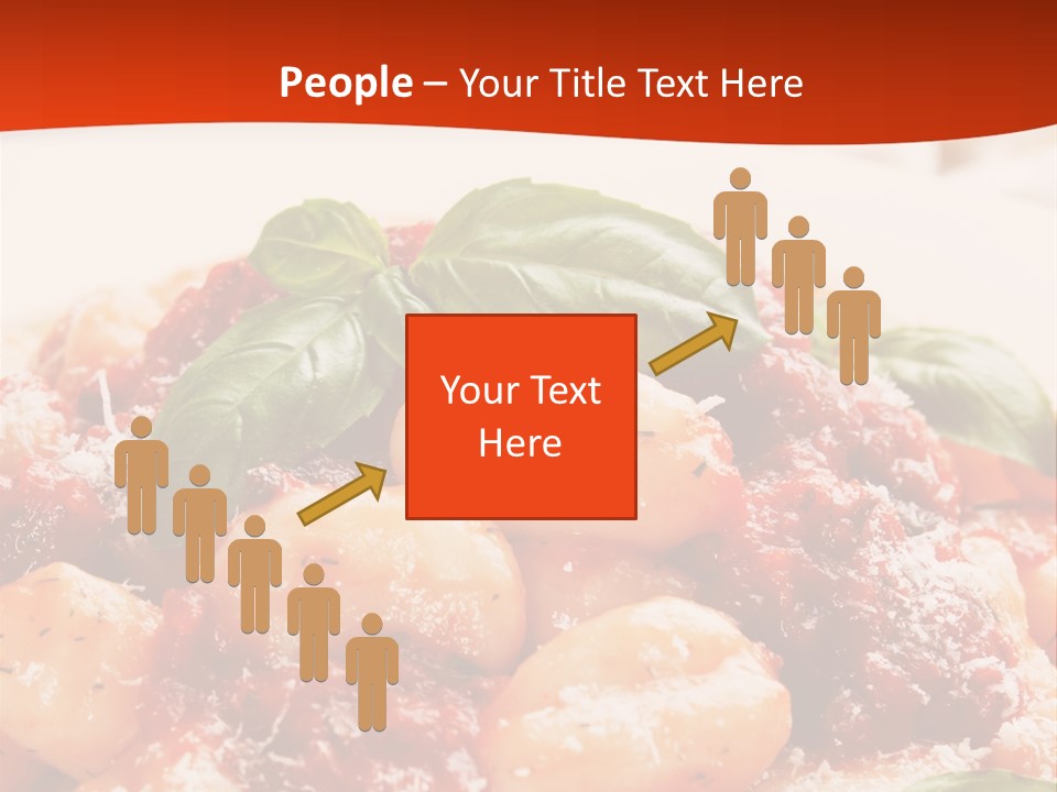 Italian Food Photograph Basilico PowerPoint Template