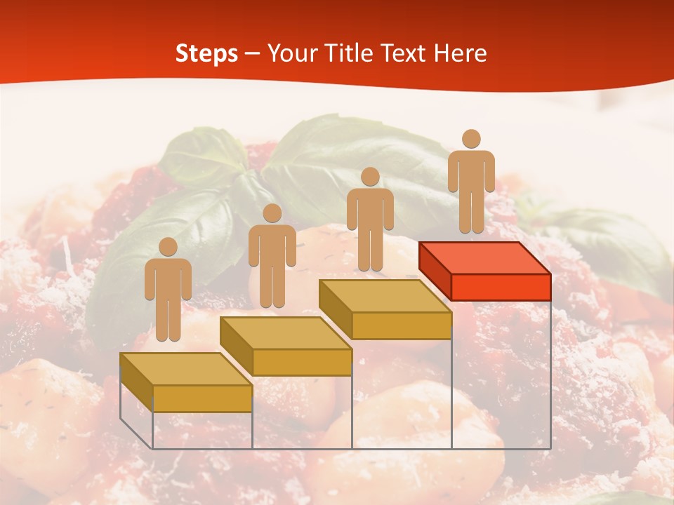 Italian Food Photograph Basilico PowerPoint Template