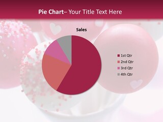 Valentine Heart Cake Pop PowerPoint Template