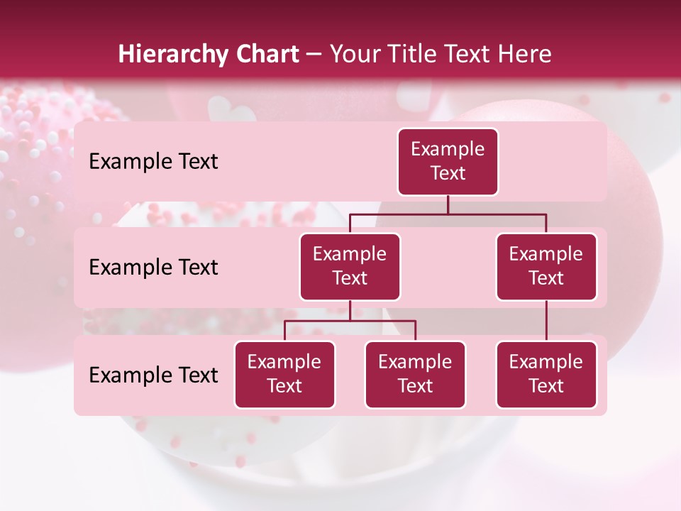 Valentine Heart Cake Pop PowerPoint Template