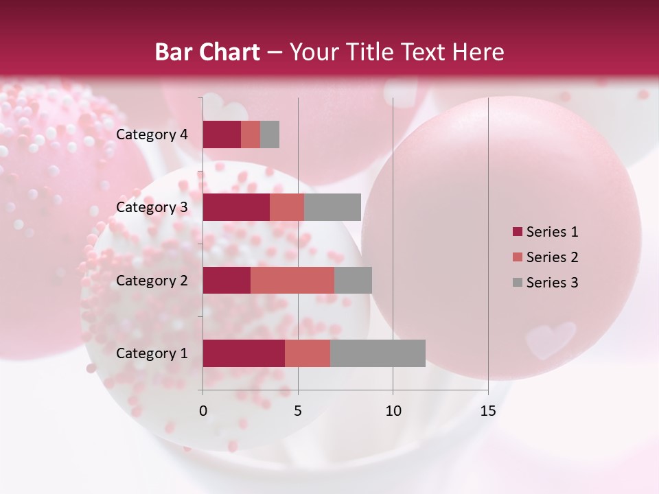 Valentine Heart Cake Pop PowerPoint Template