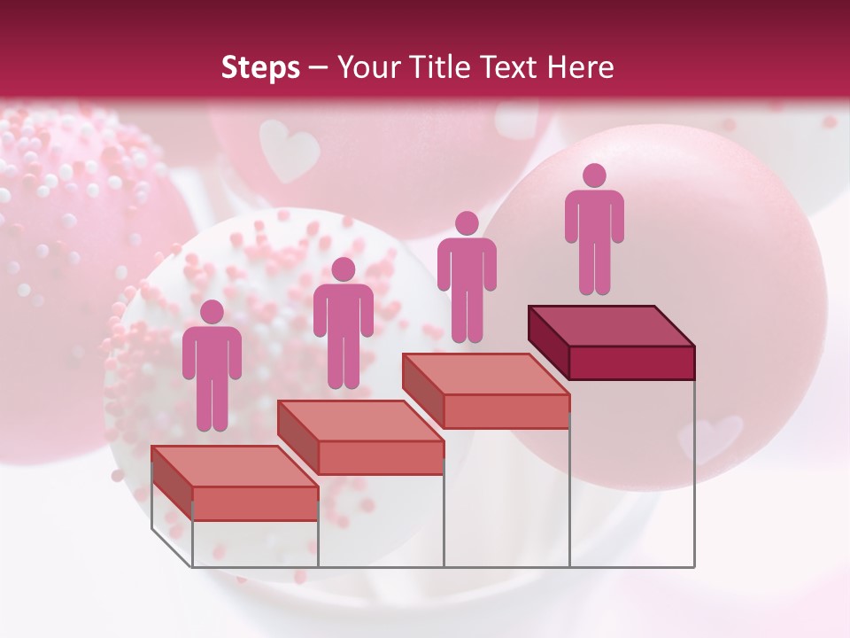 Valentine Heart Cake Pop PowerPoint Template