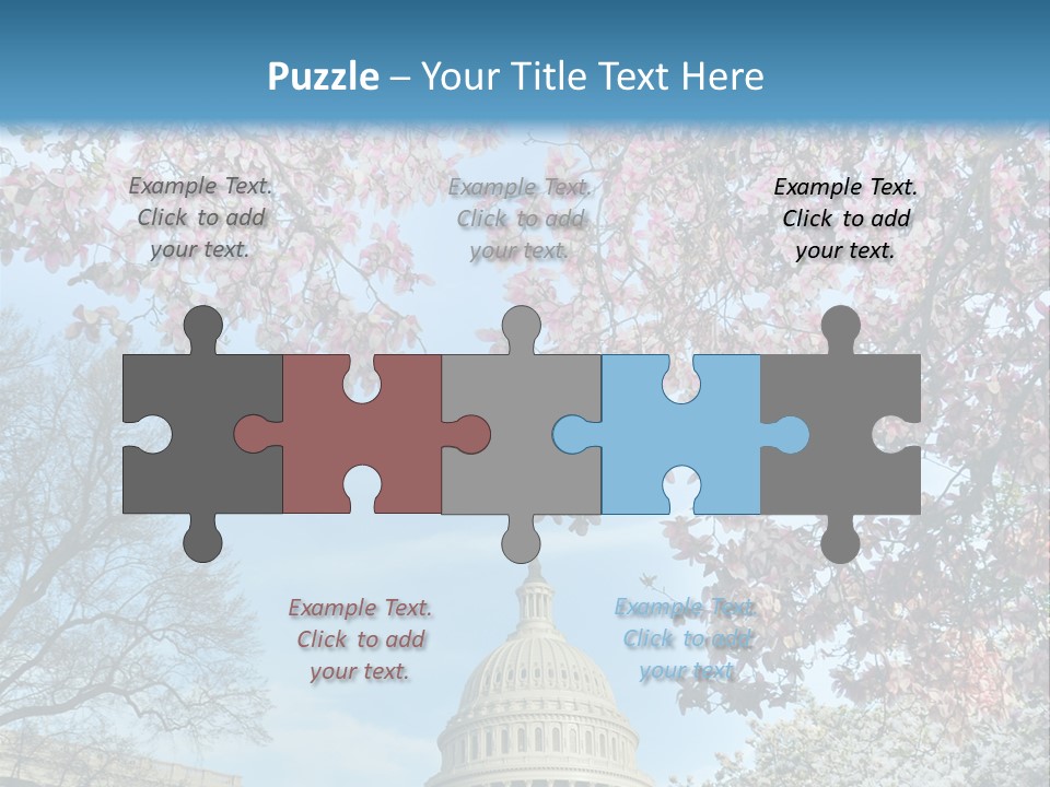 Memorial Downtown Politicians PowerPoint Template